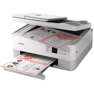 Canon PIXMA pisač TS7451A bijeli - u boji, MF (ispis, kopiranje, skeniranje, oblak), duplex, USB, Wi-Fi, Bluetooth