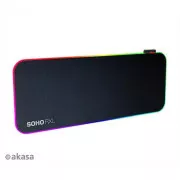 AKASA podloga za miša SOHO RXL, RGB gaming podloga za miša, 78x30cm, debljina 4mm