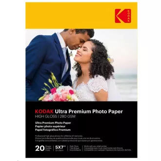 KODAK Ultra Premium Photo RC Gloss (280g / m2) 13x18cm 20 listova
