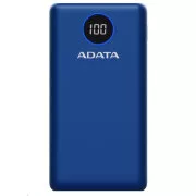 ADATA PowerBank P20000QCD - vanjska baterija za mobitel/tablet 20000mAh, 2.1A, plava (74Wh)