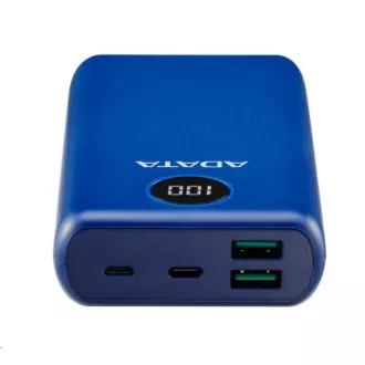 ADATA PowerBank P20000QCD - vanjska baterija za mobitel/tablet 20000mAh, 2.1A, plava (74Wh) ADATA PowerBank P20000QCD - vanjska baterija za mobitel/tablet 20000mAh, 2.1A, plava (74Wh)