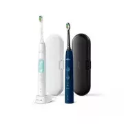 Philips Sonicare HX6851/34 električna četkica za zube, Sonic, 3 načina rada, mjerač vremena, bijela i tamnoplava