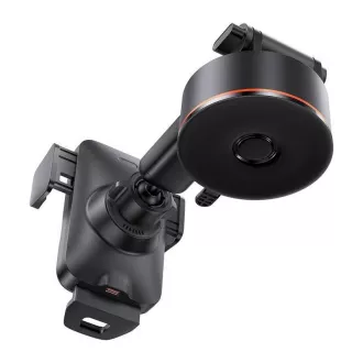 Baseus Wisdom Auto Alignment držač s bežičnim punjenjem 15W, crni Baseus Wisdom Auto Alignment držač s bežičnim punjenjem 15W, crni
