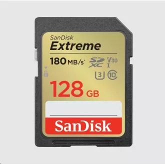 SanDisk SDXC kartica 128 GB Extreme (180 MB/s Class 10, UHS-I U3 V30)