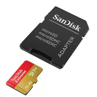 SanDisk micro SDXC kartica 64GB Extreme (170 MB/s klasa 10, UHS-I U3 V30) + adapter