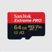 SanDisk micro SDXC kartica 64GB Extreme PRO (200 MB/s Class 10, UHS-I U3 V30) + adapter