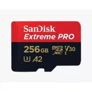SanDisk micro SDXC kartica 256 GB Extreme PRO (200 MB/s Class 10, UHS-I U3 V30) + adapter