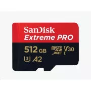 SanDisk micro SDXC kartica 512 GB Extreme PRO (200 MB/s Class 10, UHS-I U3 V30) + adapter