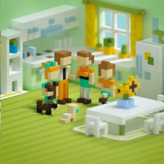 PIXIO Happy Family magnetski set PIXIO Happy Family magnetski set