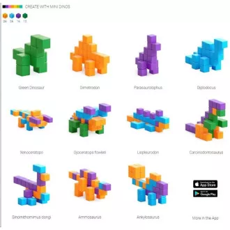 PIXIO Mini Dinos magnetni komplet PIXIO Mini Dinos magnetni komplet