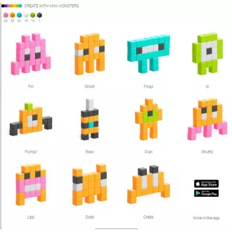 PIXIO Mini Monsters magnetski komplet PIXIO Mini Monsters magnetski komplet