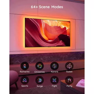 Govee TV 46-60" SMART LED RGB pozadinsko osvjetljenje + kontroler Govee TV 46-60" SMART LED RGB pozadinsko osvjetljenje + kontroler