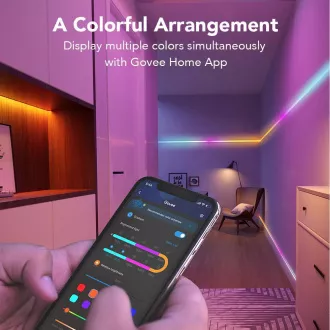Govee WiFi RGBIC Smart PRO LED traka 5m - ekstra izdržljiva Govee WiFi RGBIC Smart PRO LED traka 5m - ekstra izdržljiva