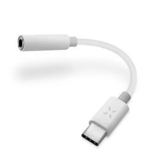 FIKSNA redukcija USB-C na 3,5 mm utičnicu s DAC čipom, bijela FIKSNA redukcija USB-C na 3,5 mm utičnicu s DAC čipom, bijela