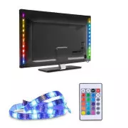 Solight LED RGB traka za TV, 2x 50cm, USB, prekidač, daljinski upravljač