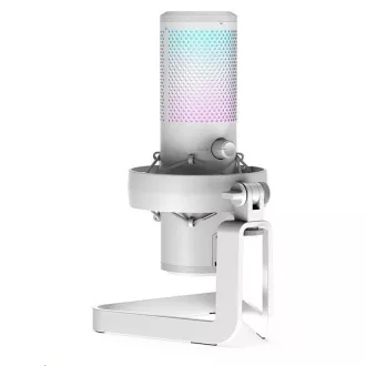 SPC Gear mikrofon AXIS Streaming mikrofon Onyx White USB