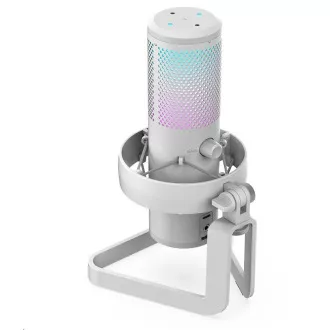 SPC Gear mikrofon AXIS Streaming mikrofon Onyx White USB