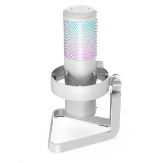 SPC Gear mikrofon AXIS Streaming mikrofon Onyx White USB