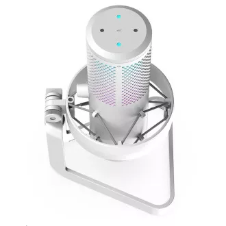 SPC Gear mikrofon AXIS Streaming mikrofon Onyx White USB