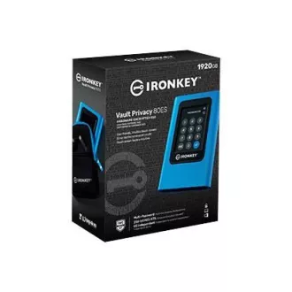 Kingston SSD vanjski 2TB (1920GB) IronKey Vault Privacy 80, XTS-AES, 256-bitna enkripcija