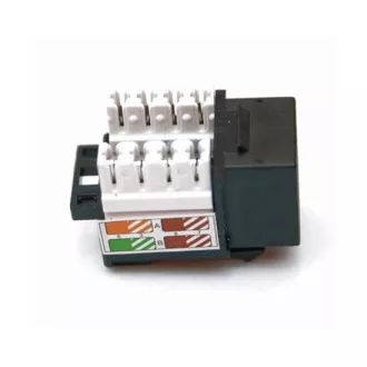 Keystone LEXI-Net Cat5E, UTP, dvostruki terminalni blok, crni s okom za uvezivanje Keystone LEXI-Net Cat5E, UTP, dvostruki terminalni blok, crni s okom za uvezivanje