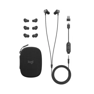 Logitech Zone Wired Earbuds Teams, grafit