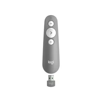 Logitech Wireless Presenter R500s, srednje siva