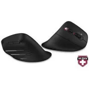 CONNECT IT ZA ZDRAVLJE Verti TriMode ergonomski okomiti miš, bežični, crni