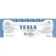 TESLA BATERIJE AA PLAVE+ 10 MULTIPAK (R06 / SHRINK 10 KOM)