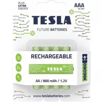 TESLA BATERIJE AAA GREEN+ PUNJIVE (HR03 / BLISTER FOLIJA 4 KOM)