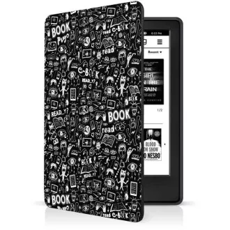 CONNECT IT torbica za Amazon Kindle 2021 (11. gen.), DOODLE crna