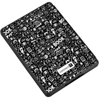 CONNECT IT torbica za Amazon Kindle 2021 (11. gen.), DOODLE crna