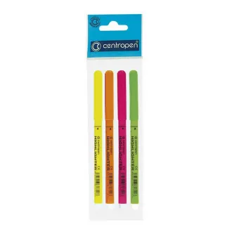 Highlighter Centropen 2532/4 4 boje cilindrični vrh 1,8 mm Highlighter Centropen 2532/4 4 boje cilindrični vrh 1,8 mm