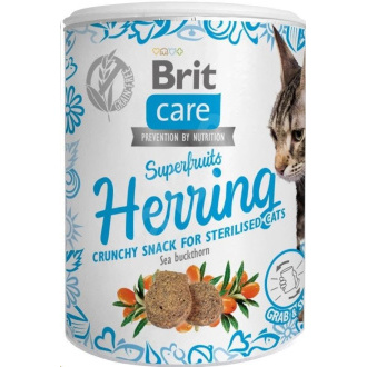 Brit Care Cat Snack Superfruits haringa 100 g