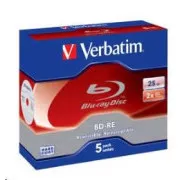 VERBATIM BD-RE (5 paketa) Blu-Ray / Jewel / 2x / 25 GB