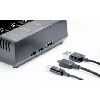 GEMBIRD punjač baterija BC-USB-02, 4 kom, Ni-MH + Li-ion