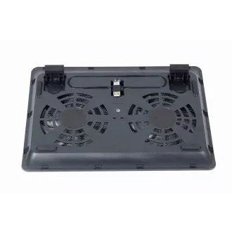 GEMBIRD stalak za prijenosno računalo NBS-2F15-05, za prijenosna računala do 15,6", LED, crni GEMBIRD stalak za prijenosno računalo NBS-2F15-05, za prijenosna računala do 15,6", LED, crni