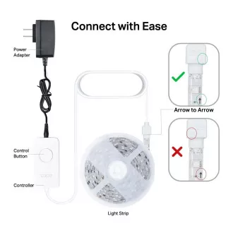 TP-Link Tapo L930-5 pametna WiFi LED traka (u boji, 2500K-6500K, 2000lm, 2.4GHz, 5m)