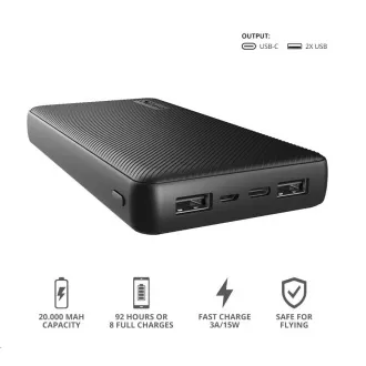 TRUST power bank Primo Powerbank 20000 mAh ECO