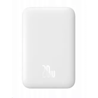 Baseus power bank s bežičnim punjenjem 6000 mAh (kompatibilan s MagSafe), bijela