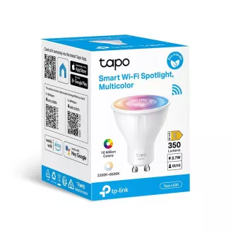 TP-Link Tapo L630 pametna WiFi prigušiva LED žarulja (u boji, 2200K-6500K, 350lm, 2,4 GHz, GU10)