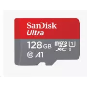 SanDisk MicroSDXC kartica 128GB Ultra (140 MB/s, A1 klasa 10 UHS-I) + adapter