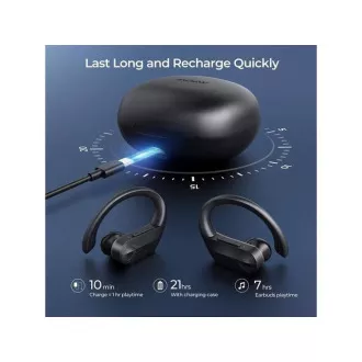 MPOW Flame Solo - sportske bluetooth slušalice, crne