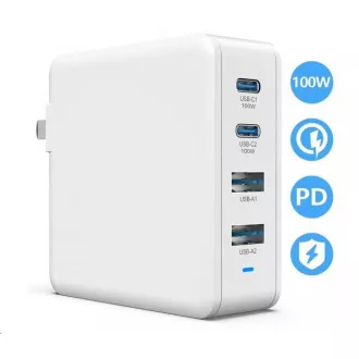 Viking USB punjač GaN 100W, podrška PD3.0 i QC4+, bijeli
