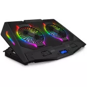 CONNECT IT NEO RGB rashladna podloga za laptop, crna