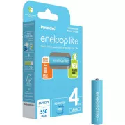 PANASONIC HR03 AAA 4LCCE/4BE ENELOOP LITE N, 550 mAh (Blister 4 kom)