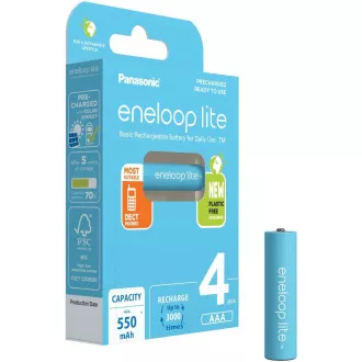 PANASONIC HR03 AAA 4LCCE/4BE ENELOOP LITE N, 550 mAh (Blister 4 kom) PANASONIC HR03 AAA 4LCCE/4BE ENELOOP LITE N, 550 mAh (Blister 4 kom)