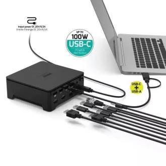 PORT priključna stanica 8 u 1, USB-C/A, 2x 2K, dual video, HDMI, Ethernet, 3,5 mm priključak PORT priključna stanica 8 u 1, USB-C/A, 2x 2K, dual video, HDMI, Ethernet, 3,5 mm priključak