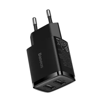Baseus kompaktni punjač 2U 10.5W crni Baseus kompaktni punjač 2U 10.5W crni