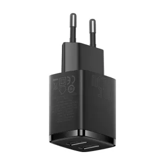 Baseus kompaktni punjač 2U 10.5W crni Baseus kompaktni punjač 2U 10.5W crni